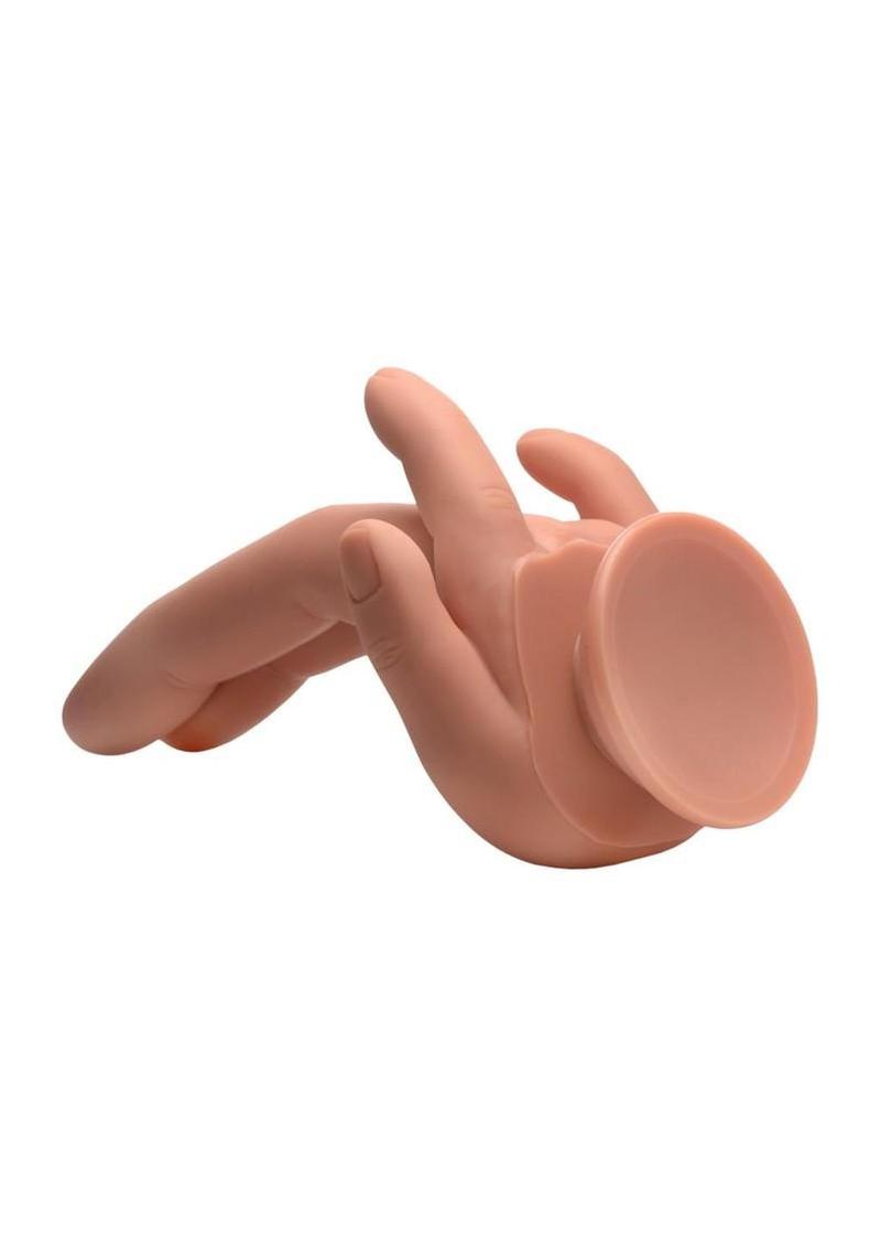 Master Series Mr Fingers Silicone Dildo 7.8iin - Vanilla - Image 4