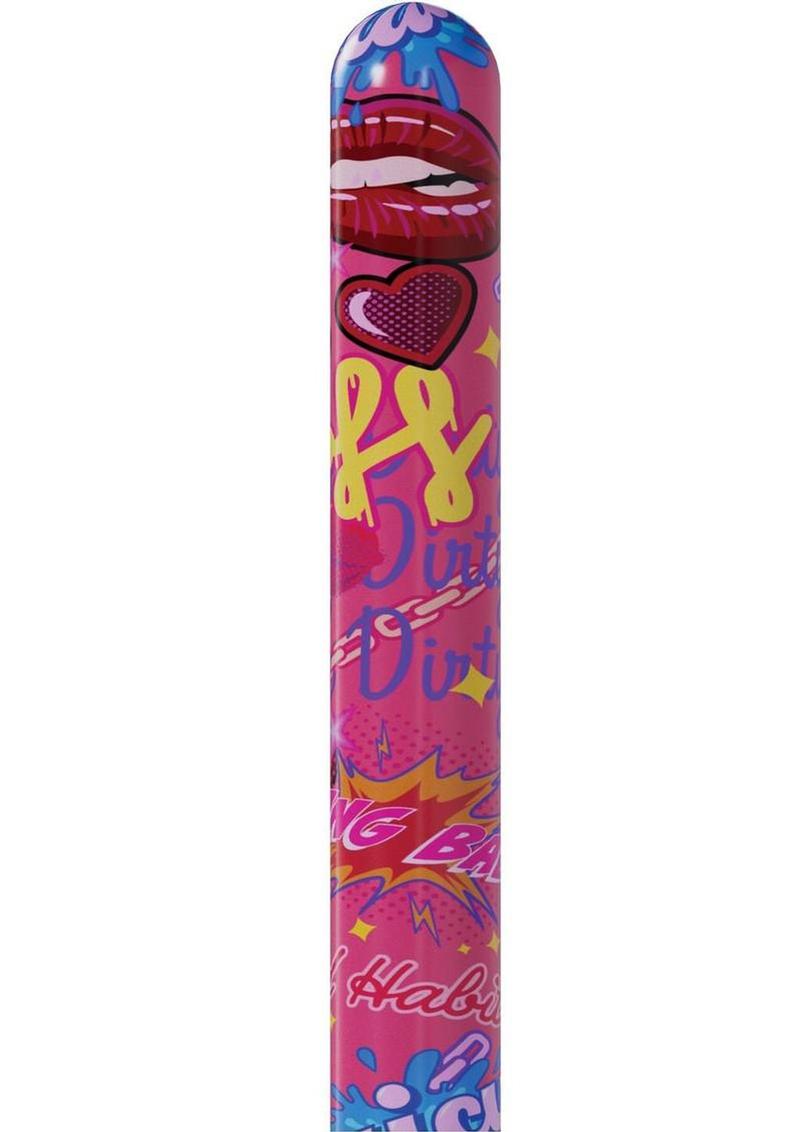 S-Line Kaotix Pop Art Rechargeable Vibrator - Pink
