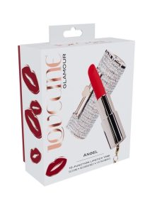 Loveline Angel Lipstick Rechargeable Silicone Vibrator - Pink