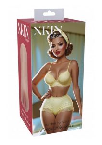XKIN Pinup Bettie Blowkiss Small Masturbator - Pussy - Caramel