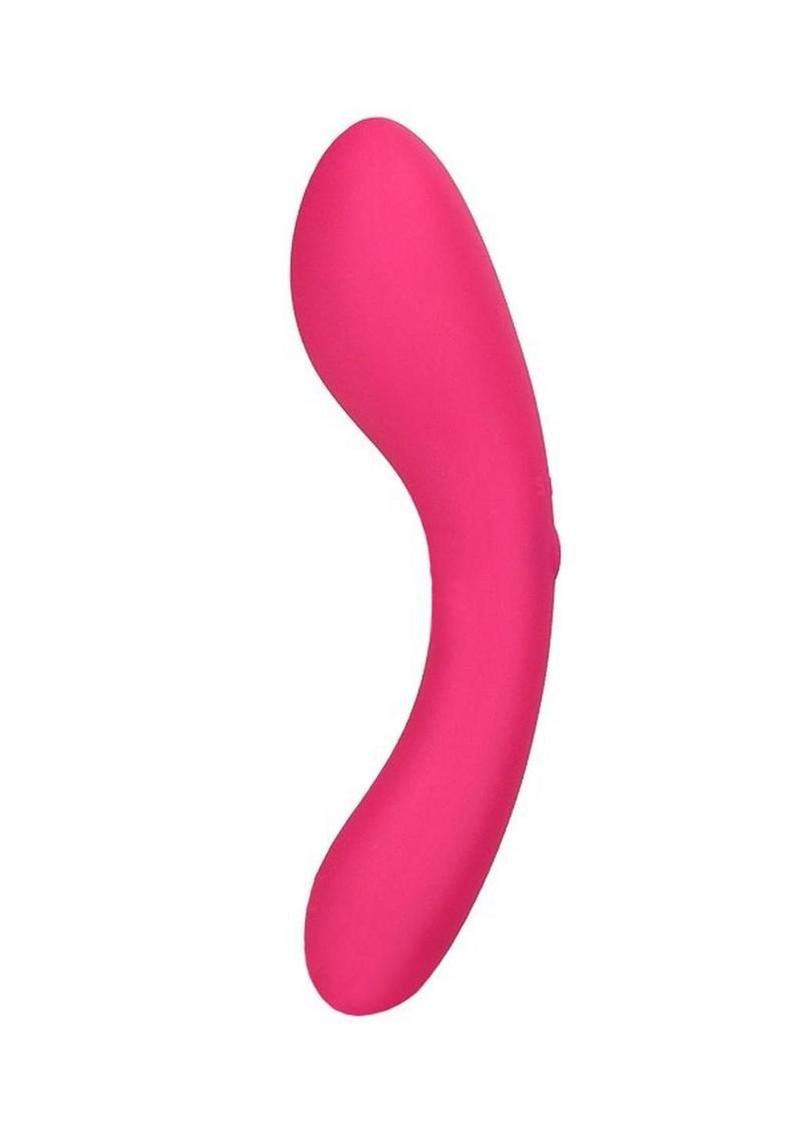 Mini Swan Wand Rechargeable Silicone Massager - Pink