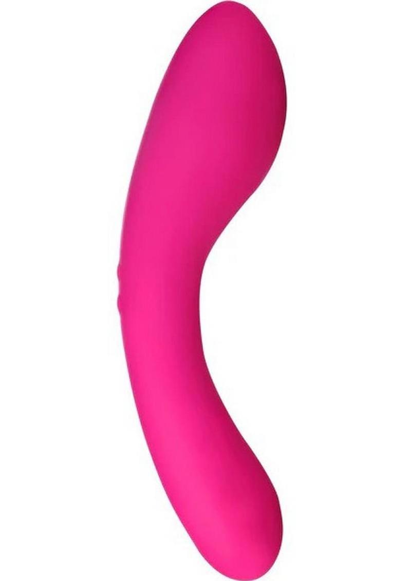 The Swan Wand Silicone Rechargeable Vibrator - Pink