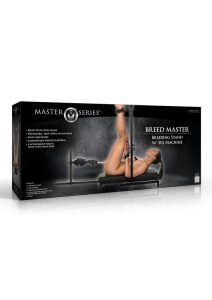 Master Series Breed Master Breeding Stand with Sex Machine - Black