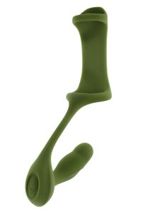 Zero Tolerance Prostate Power Pack Rechargeable Silicone Anal Vibrator with Remote - Green
