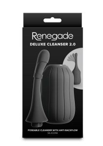 Renegade Deluxe Cleanser 2.0 Silicone Enema - Black