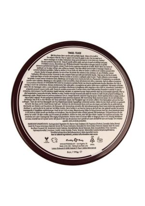 Earthly Body Hemp Seed 3 In 1 Massage Candle - Tinsel Tease 6oz