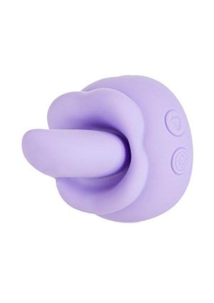 M`Lady Rotating Tongue Silicone Rechargeable Clitoral Stimulator - Lilac