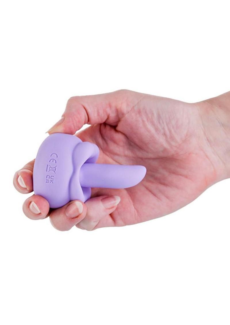 M`Lady Rotating Tongue Silicone Rechargeable Clitoral Stimulator - Lilac - Image 3