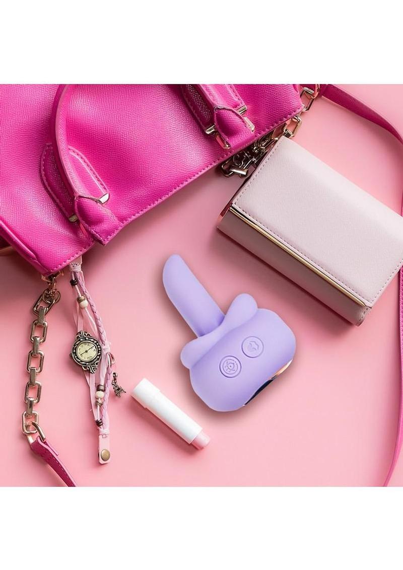 M`Lady Rotating Tongue Silicone Rechargeable Clitoral Stimulator - Lilac - Image 4