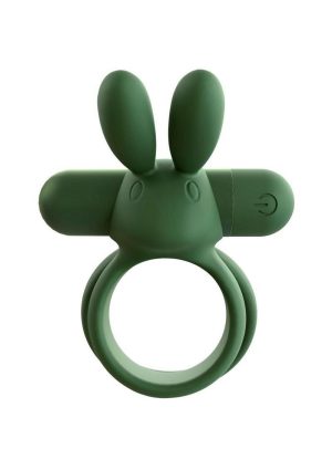 Screaming O Ohare XL Rechargeable Silicone Vibrating Cock Ring - Green
