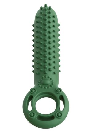 Screaming O OYeah Rechargeable Silicone Cock Ring - Green