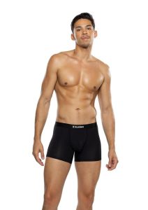 Playboy Men`s Boxer Briefs - Large - Black
