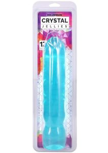 Crystal Jellies Big Boy Dildo 12in - Teal