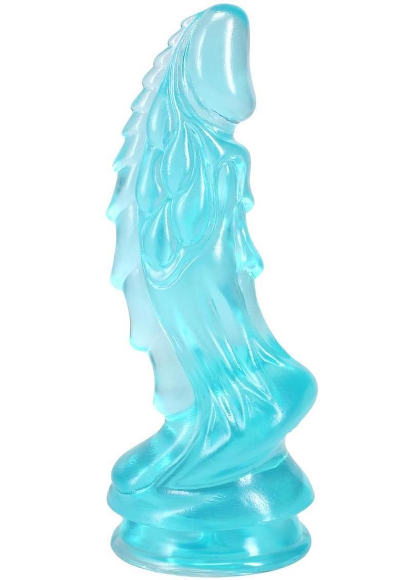Crystal Jellies Mythical Invader Dildo - Teal - Image 4