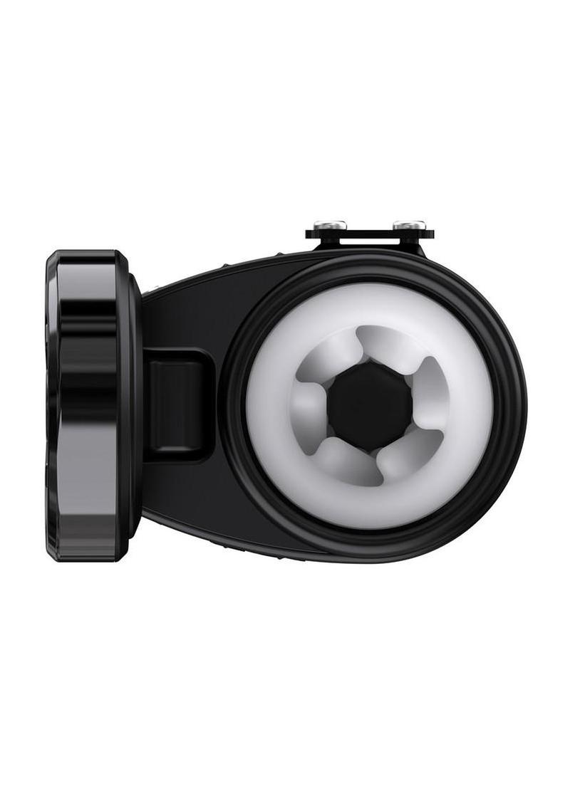 Kaotik Labs The Shotty App Control Rechargeable Stroker - Black/Blue - Image 4