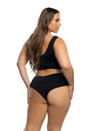 Playboy Bling Bunny Lounge Set (2 Piece) - 1XLarge/2XLarge - Black/Silver