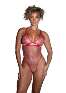 Playboy Galaxy Bunny Teddy - Large/XLarge - Red