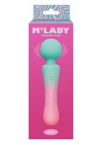 M`Lady Silicone Rechargeable Pleasure Wand - Gradient