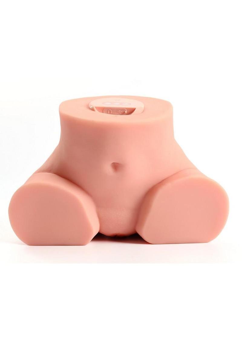 Stroker Kings Ultimate Booty Vibrating Masturbator with Remote - Vanilla - Image 3