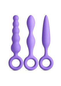 INYA Trio Silicone Anal Plug Kit (3 Piece) - Purple