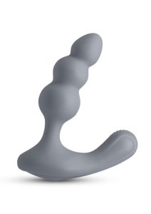 Renegade Triumph Rechargeable Silicone Vibrating Prostate Massager - Grey