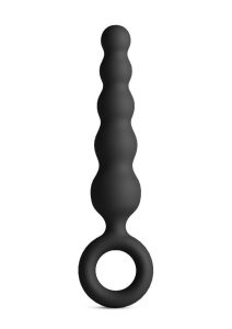 Renegade Slip Tapered Slim Silicone Anal Plug - Black