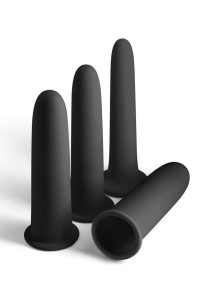 Renegade Gliders Silicone Dilator Set (4 Piece) - Black