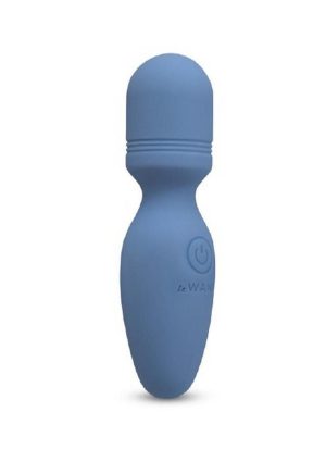 Le Wand Mini Vibe Rechargeable Pocket Wand - Blue