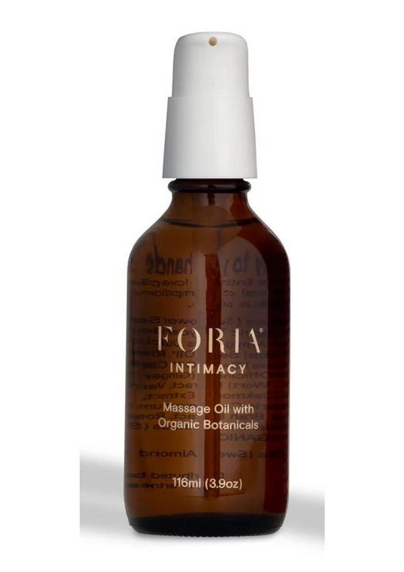 Foria Massage Oil with Organic Botanicals 3.9oz