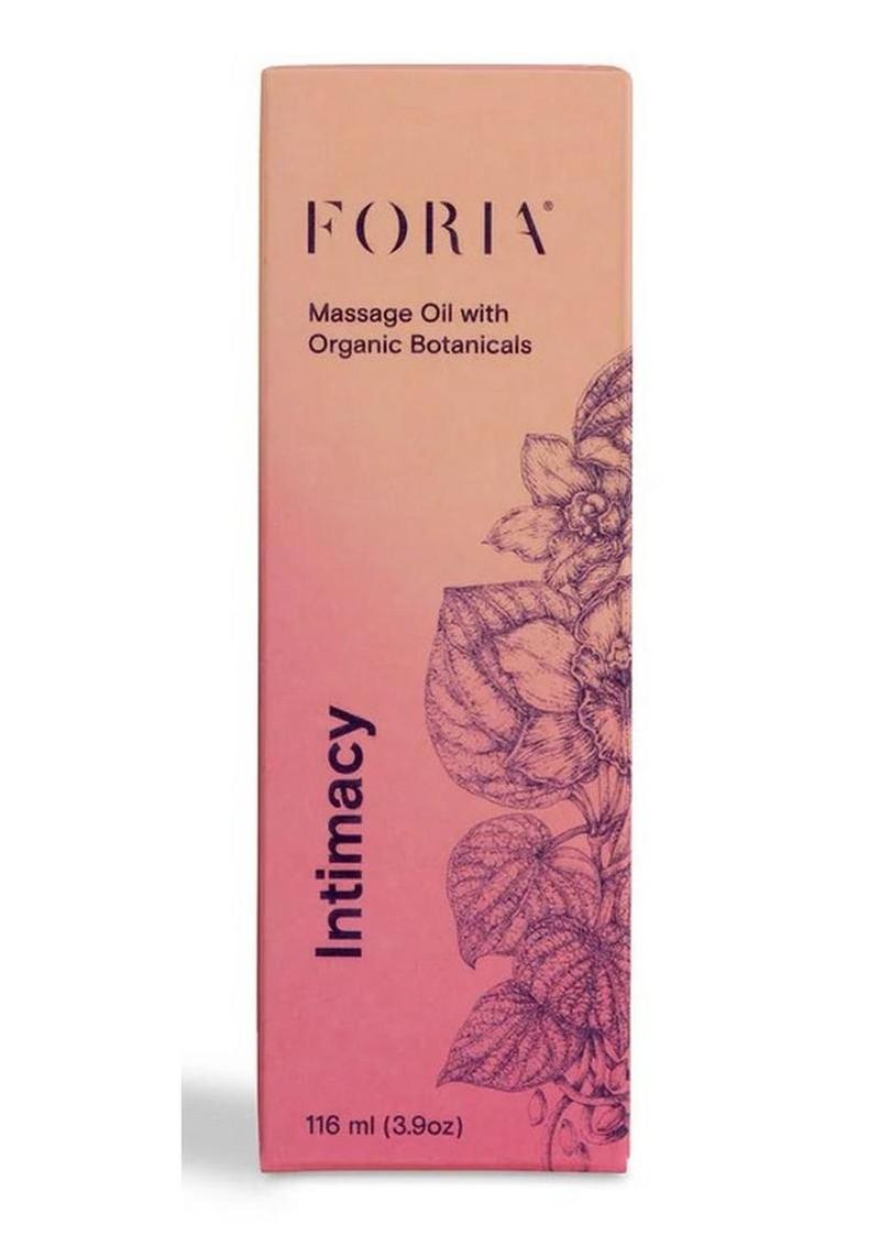 Foria Massage Oil with Organic Botanicals 3.9oz