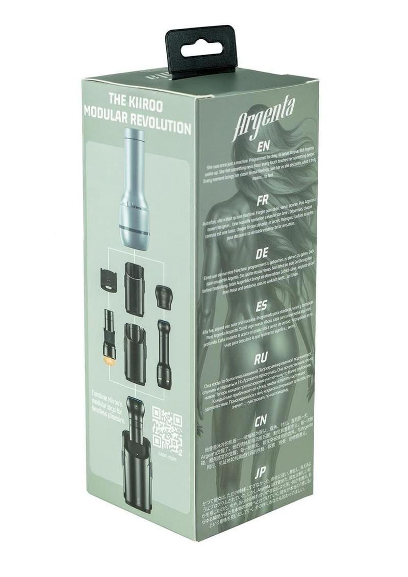 Kiiroo Feelstar Argenta Kiros Stroker - Silver - Image 4