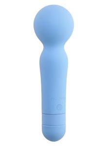 Iris Rechargeable Silicone Wand - Blue
