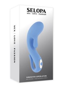 Selopa Smooth Operator Rechargeable Silicone G-Spot Vibrator - Blue