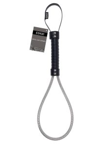 Edge Metal Loop Spanker - Silver/Black