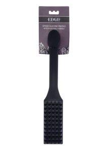 Edge Spiked Silicone Paddle - Black