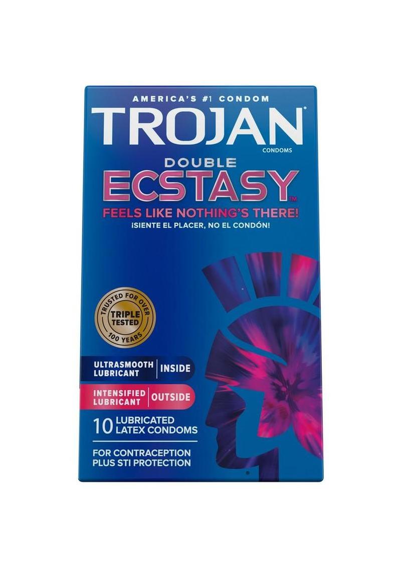 Trojan Double Ecstasy Condomns 10 Pack
