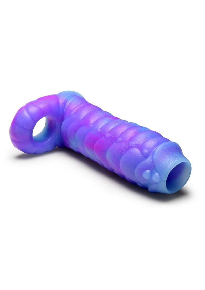 Creature Cocks Sea Stallion Silicone Penis Enhancer - Blue/Purple - Image 3