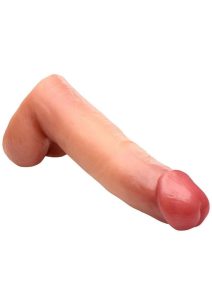 LoveBotz Cock Lock Realistic Dildo with Balls 8in - Vanilla