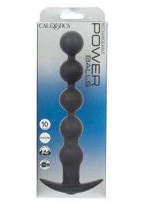 Anal Toys Rechargeable Power Balls Silicone Beads - Black