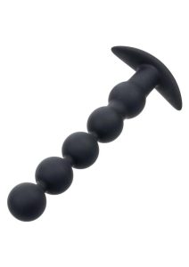 Anal Toys Rechargeable Power Balls Silicone Beads - Black