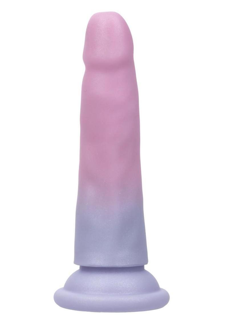 First Time Liquid Silicone Stud with Suction Cup 5.75in - Multicolor