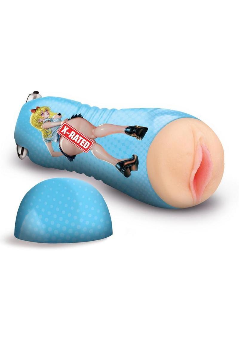 Hentai Asuna the School Girl Vibrating Stroker - Pussy - Vanilla