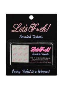 Let`s F*ck Sex Positions Scratch Tickets