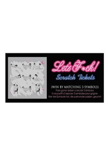Let`s F*ck Sex Positions Scratch Tickets