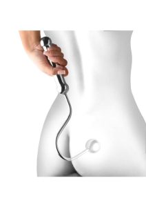 Master Series Anal Hook with Handle - Stainless Steel - Bulk