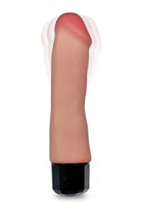 Dr. Skin Silicone Dr. Avery Rechargeable Vibrating Dildo 7.5in - Vanilla