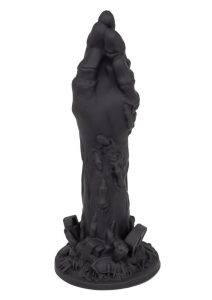 Monster Dong The Zombie Silicone Dildo 9in - Black