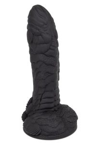 Monster Dong The Gill Man Silicone Dildo 7.25in - Black