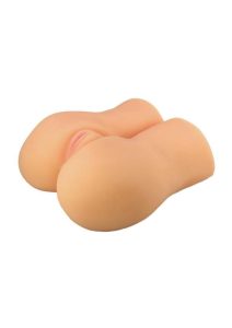 EnLust Hallie Vibrating Masturbator - Pussy/Ass - Vanilla