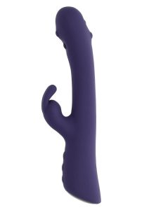 Poppin Good Time Rechargeable Silicone Rabbit Vibrator - Purple